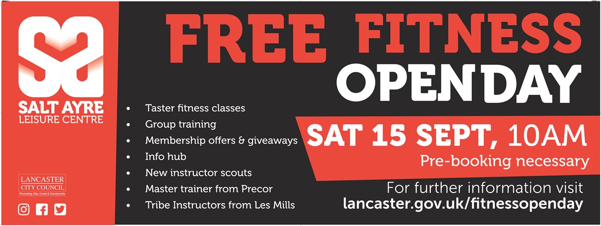 Fitness Open Day Banner